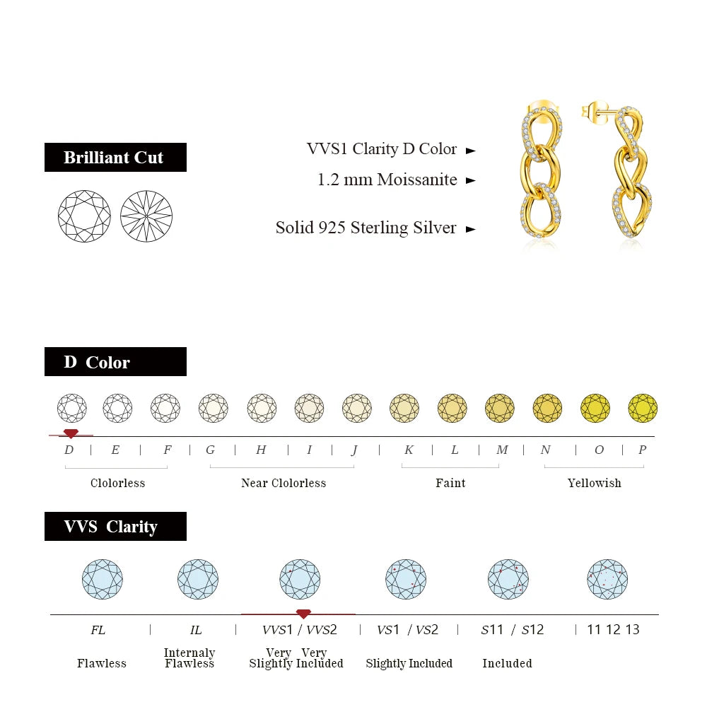 Luxury Chain Drop Earrings