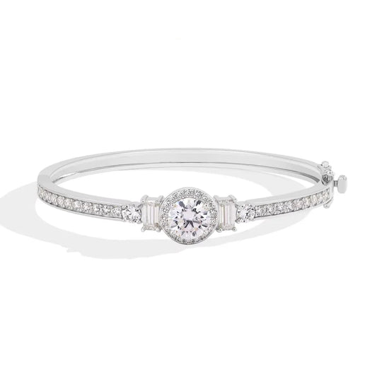 S925 Silver Moissanite Tennis Bracelet