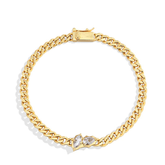 Marquise & Pear Cut 0.9CTW Moissanite Bracelet