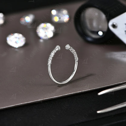 Golden Hoop Engraved Ring