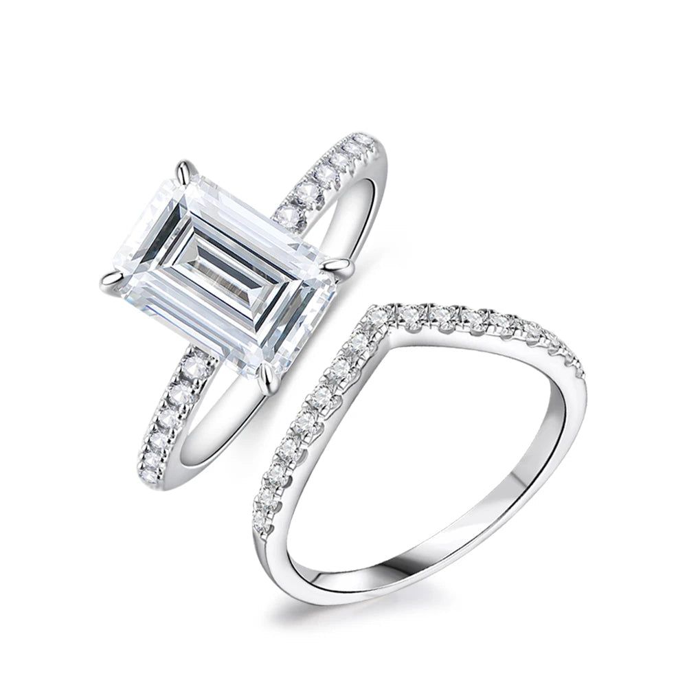 Moissanite Diamond Engagement Ring