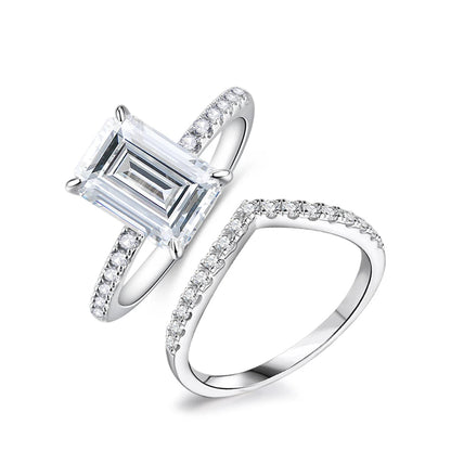 Moissanite Diamond Engagement Ring