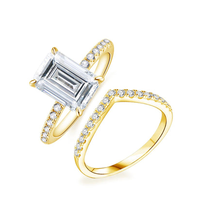 Moissanite Diamond Engagement Ring